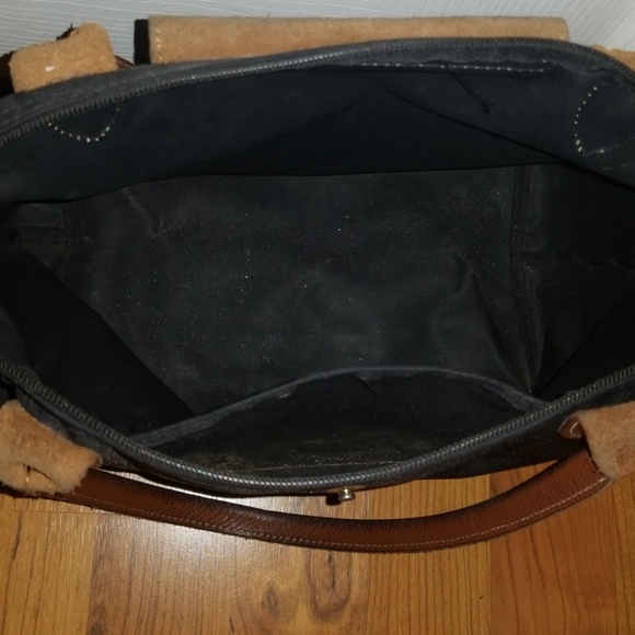 Longchamp Black Le Pliage Medium Shoulder Tote Bag - Picture 6 of 6